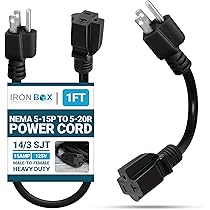 フィジックスエラ15Pプラグ0 Amazon | NEMA L5-20P - C13電源コード - 6フィート 15A/125V 14
